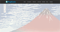 Desktop Screenshot of fujicoin.org